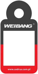 Zawieszka towarowa Cedrus Garden REKL00236