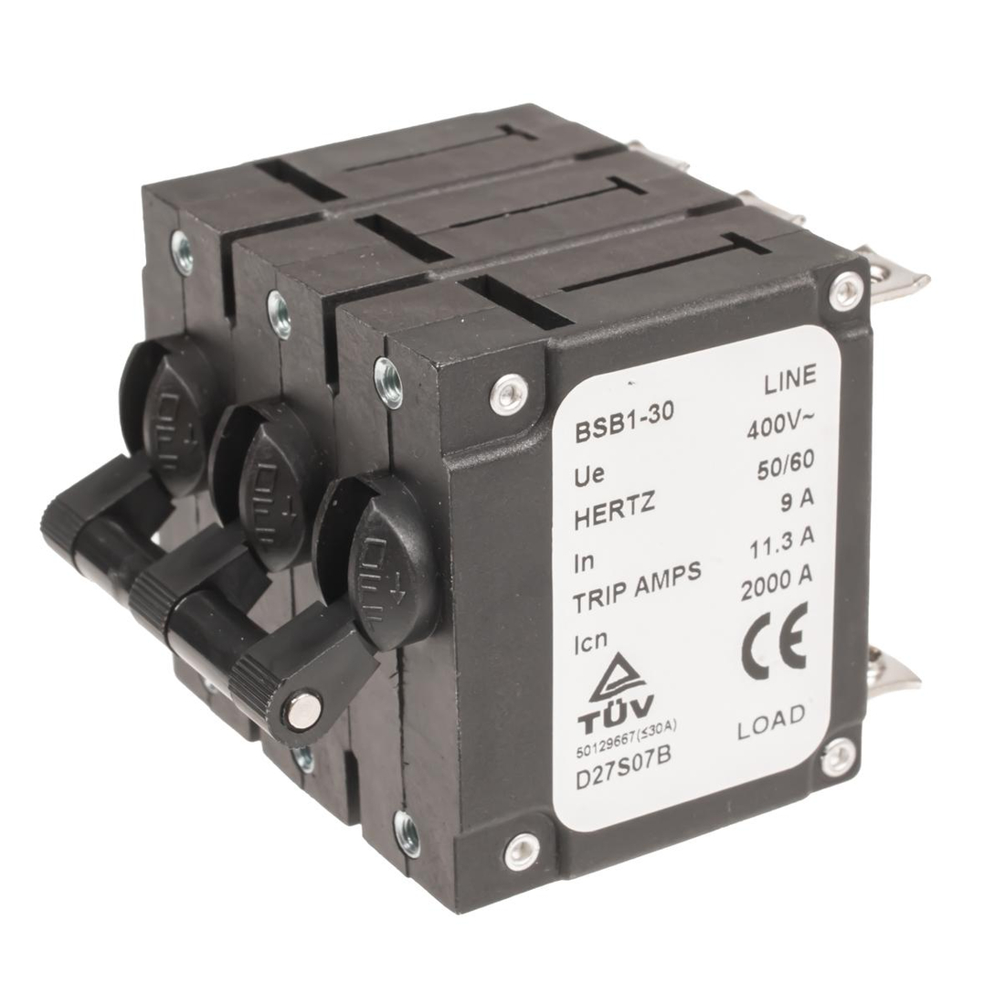 Wyłącznik obwodu Cedrus do agregatu AG7E-3F – widok z przodu