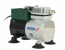 DEDRA DED7470 MINI COMPRESSOR WITH TANK PAINTING KIT 300W - OFFICIAL DISTRIBUTOR - AUTHORIZED DEDRA DEALER