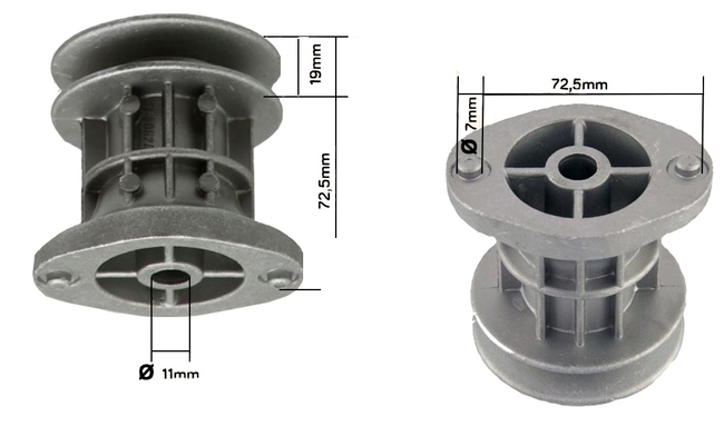 NÁBOJ NOŽOVÉHO NÁSTAVCE OLEO-MAC PRO MOTOROVÉ SEKAČKY OLEO-MAC, EFCO, VICTUS 66030256R