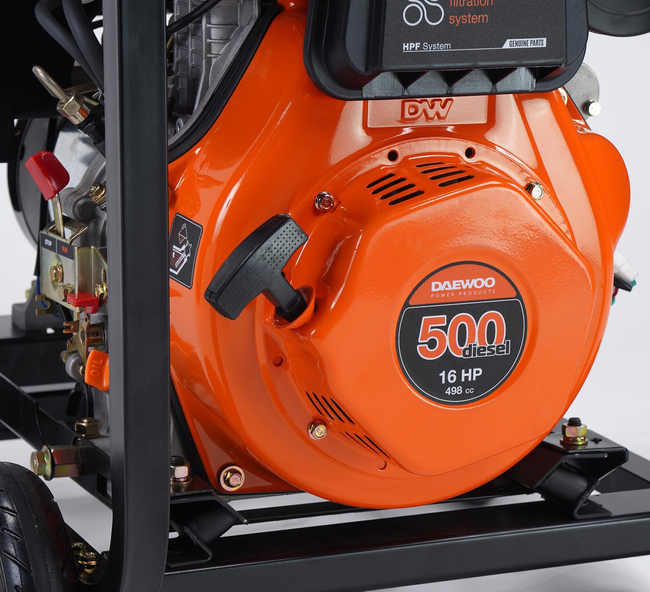 DAEWOO DDAE 9000DXE-3 DIESEL AGREGAT GENERATOR PRĄDOTWÓRCZY 1x16A 380V 1x32A 230V AVR MOC 16KM - OFICJALNY DYSTRYBUTOR - AUTORYZOWANY DEALER DAEWOO