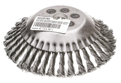 Brush for cleaning paving stones braided wire 200x0.50x25.4mm ACC0183