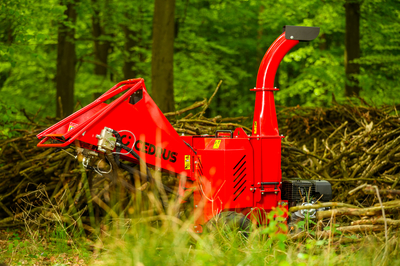 Cedrus RB05 PRO-HE Rębak Rozdrabniacz Spalinowy Do Gałęzi 15 KM 12 cm Hydrauliczny