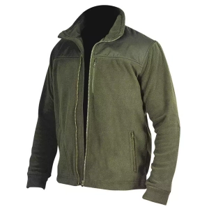 DEDRA BH6PA-S bluza polarowa z wstawkami, polar roboczy męski 280 g/m² zielony S
