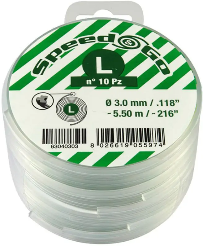 ŻYŁKA - DYSK X 10 SZT. DO GŁOWICY SPEED&GO 3.0/5.5M 63040303 - opakowanie