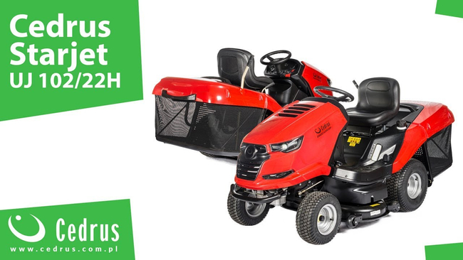 CEDRUS STARJET UJ 102/22H ZAHRADNÍ TRAKTOR SECO samojízdná sekačka 22 hp / 102 cm HYDROSTATIC - OFICIÁLNÍ DISTRIBUTOR - AUTORIZOVANÝ PRODEJCE CEDRUS 