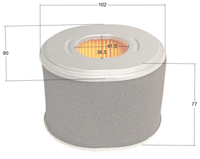 Loncin air filter kpl. G240F G270F ORIGINAL PART 180100038-0001
