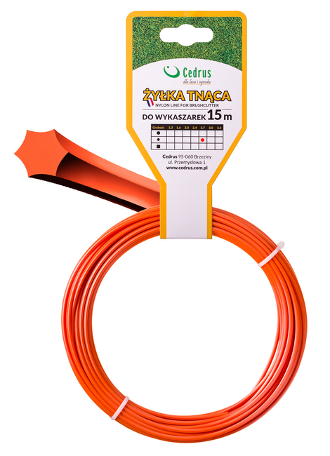 Řezací linka 2.7/15m k star orange CEDRUS IN005296Y - OFICIÁLNÍ DISTRIBUTOR - AUTORIZOVANÝ PRODEJCE CEDRUS