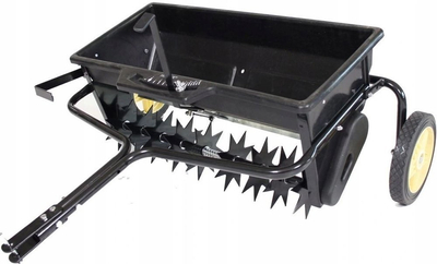 CEDRUS SP31509 AERATOR AREATOR SEED PLACER FOR GARDEN TRAILER FERTILIZER 2in1 - Kapacita. 43.5 l / 81 cm 