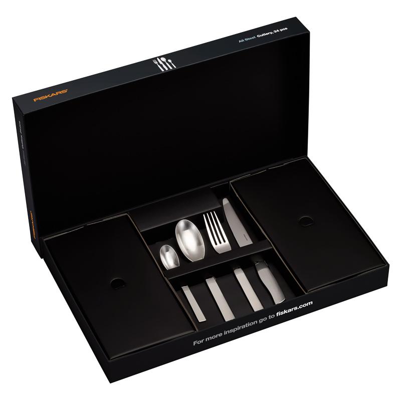 Zestaw sztućców 24 szt. Fiskars All Steel 1054777 ze stali nierdzewnej dla 6 osób