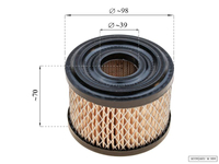 B&S air filter sponge 3 - 8 HP old engines 8R01-01