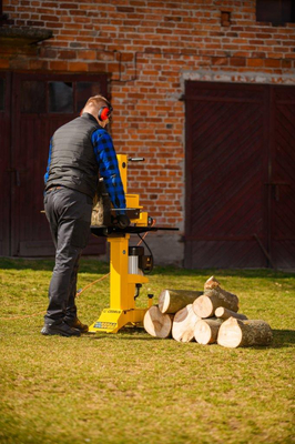 CEDRUS LS06 HYDRAULIC ELECTRIC WOOD SPLITTER CEDRUS LS06V VERTICAL CHIPPER PRESSURE 7 TON CEDLS06V - EWIMAX - OFFICIAL DISTRIBUTOR - AUTHORIZED CEDRUS DEALER