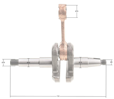 Crankshaft Cedrus saw CEDPS46-18 CEDPS52-18 020584