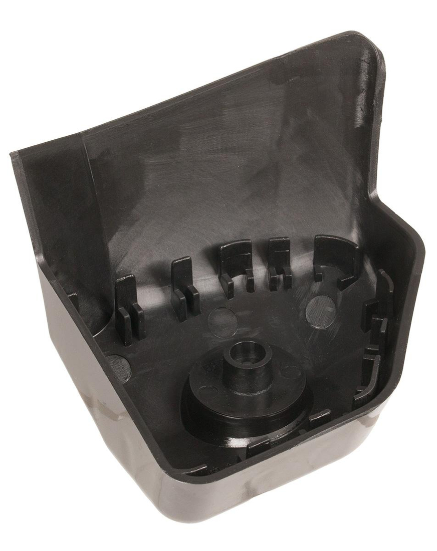 Pokrywa filtra powietrza CEDRUS DM03 – widok wewnętrzny, zaczepy i prowadnice