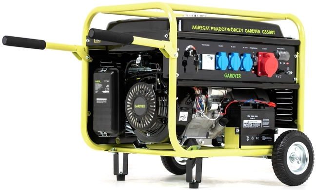 AGREGAT PRĄDOTWÓRCZY GENERATOR PRĄDU TRÓJFAZOWY GARDYER G5500T 5.5 KW ESTART - OFICJALNY DYSTRYBUTOR - AUTORYZOWANY DEALER GARDYER