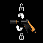 Pistolet zraszający Fiskars Comfort Front 1065484 regulowany do węża ogrodowego