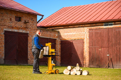 CEDRUS LS06 HYDRAULIC ELECTRIC WOOD SPLITTER CEDRUS LS06V VERTICAL CHIPPER PRESSURE 7 TON CEDLS06V - EWIMAX - OFFICIAL DISTRIBUTOR - AUTHORIZED CEDRUS DEALER