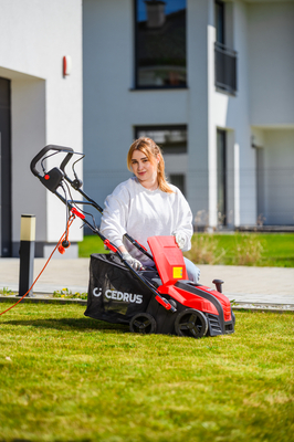CEDRUS WE40 WERTYKULATOR DO TRAWY AREATOR 2w1 AERATOR + 2 WAŁKI 2000W / 40cm CEDWE40 - EWIMAX - OFICJALNY DYSTRYBUTOR - AUTORYZOWANY DEALER CEDRUS