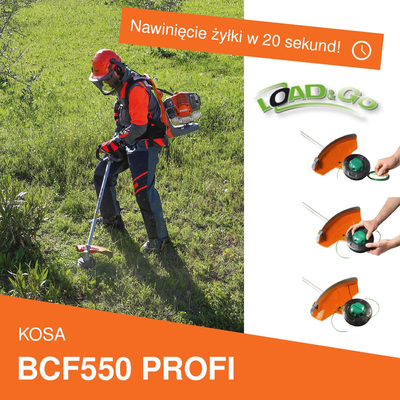 Kosa spalinowa plecakowa Oleo-Mac BCF 550 Profi