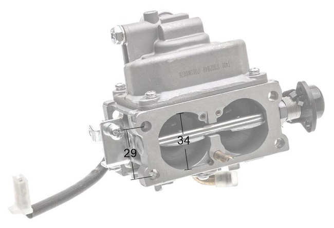 Loncin LC2P77F carburetor ORIGINAL PART 170021421-0001
