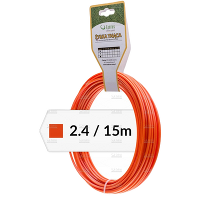 Řezací linka 2,4/15m k čtvercová oranžová CEDRUS PIN004 - OFICIÁLNÍ DISTRIBUTOR - AUTORIZOVANÝ PRODEJCE CEDRUS