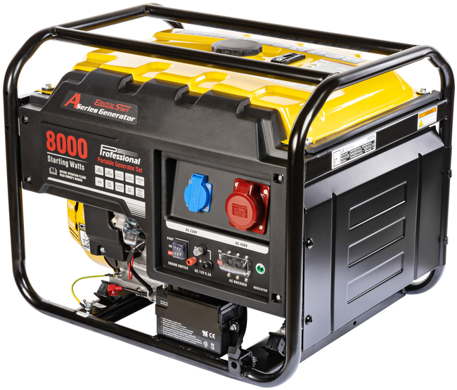 LONCIN LC8000D-AS MOCNY AGREGAT GENERATOR PRĄDOTWÓRCZY 230V / 400V AVR  6,5kW -  EWIMAX OFICJALNY DYSTRYBUTOR - AUTORYZOWANY DEALER LONCIN