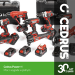 TORBA NARZĘDZIOWA CEDRUS TB POWER+ CEDRUS CEDTB 20V - OFICJALNY DYSTRYBUTOR - AUTORYZOWANY DEALER CEDRUS
