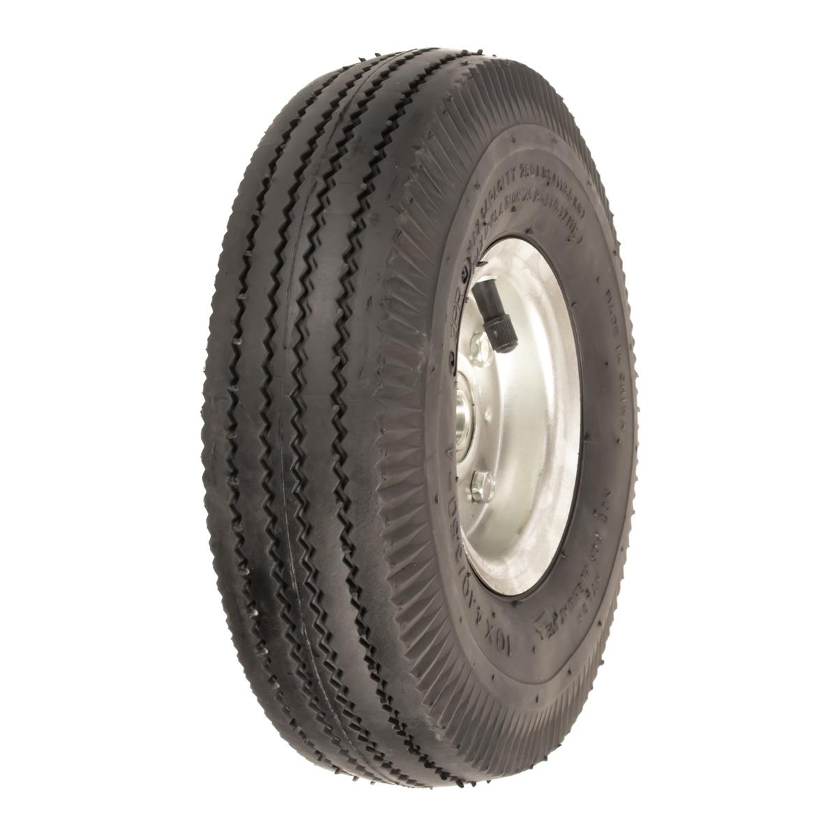 Koło aeratora traktorka Cedrus z pojemnikiem 103 cm SP31519-24 widok z boku