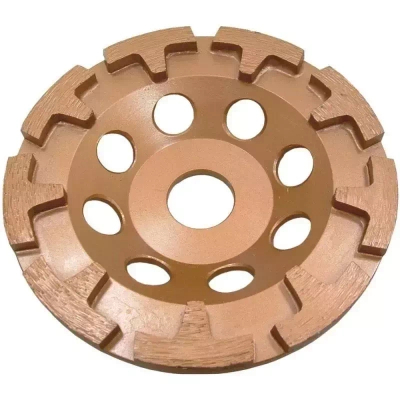DEDRA H1214 Tarcza diamentowa Segment T 125 mm, tarcza szlifierska ściernica do betonu i kamienia