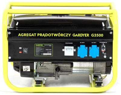 GARDYER G3500 3,1 kW jednofázový generátor - oficiální distributor - autorizovaný prodejce GARDYER