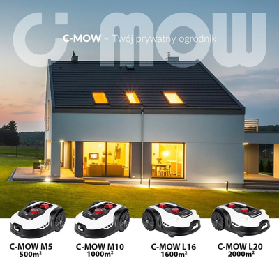 CEDRUS L16 AUTOMATICKÝ ŽACÍ ROBOT 1600m2 C-MOW - OFICIÁLNÍ DISTRIBUTOR - AUTORIZOVANÝ PRODEJCE CEDRUS