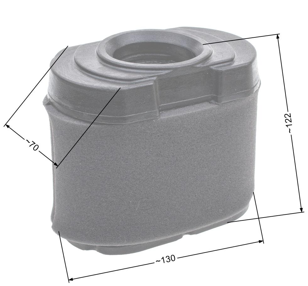 Filtr powietrza B&S owalny Intek V-twin