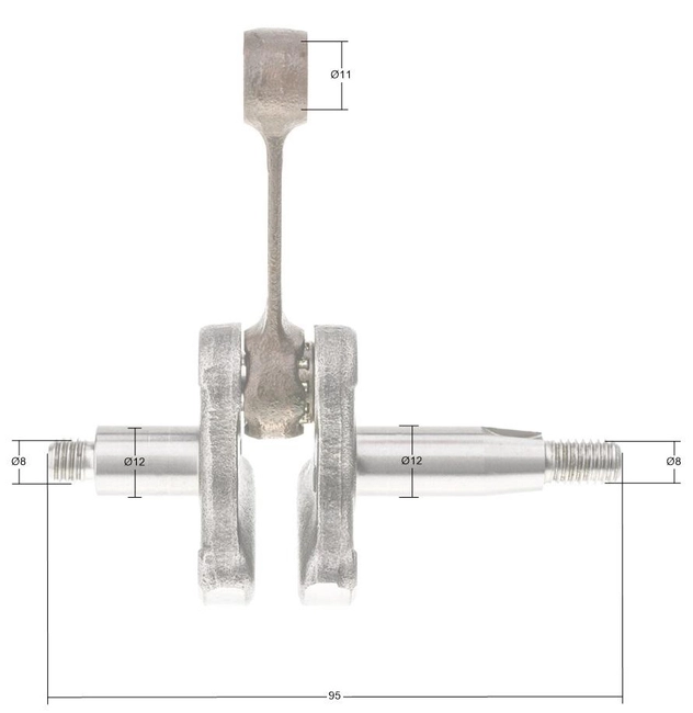 Kawasaki TJ27 crankshaft 49119-2221