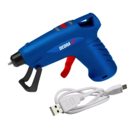 DEDRA DED7548 15W 7-8MM CORDLESS HOT GLUE GUN, USB
