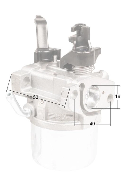 Loncin LC40ZB20-1.7Q LC148F-2 carburetor ORIGINAL PART 170022361-0001