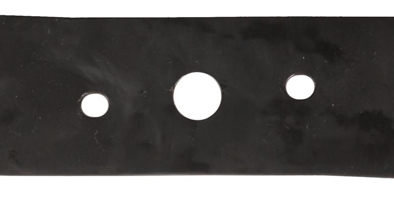 Nóż kosiarki Viking MT5097.0 48.5 cm lewy RO50453 — otwory montażowe i rozstaw