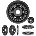 Dedra F692030 Tarcza tarnikowa frez kątowy 45° 120mm raszpla do drewna na szlifierkę