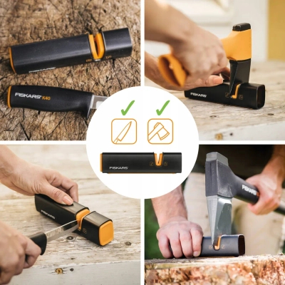FISKARS XSHARP KNIFE AND AXE SHARPENER X-SHARP 1000601 - OFFICIAL DISTRIBUTOR - AUTHORIZED FISKARS DEALER