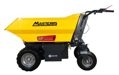 MasterCut AU-ED500 WOZIDŁO TRANSPORTER AKUMULATOROWY BUDOWLANY OGRODOWY TACZKA WYWROTKA ELEKTRYCZNA 48V, 32AH, 500KG