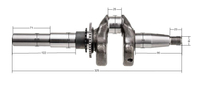 Wał korbowy Kasey silnik EX27 22E-20901-01