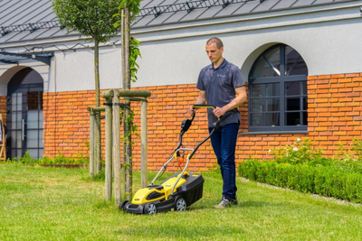 LIDER KC1400A KOSIARKA ELEKTRYCZNA DO TRAWY 1400W / 34cm - OFICJALNY DYSTRYBUTOR - AUTORYZOWANY DEALER LIDER