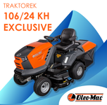 TRAKTOREK OLEO MAC OM 106/24 KH EXCLUSIVE TRAKTOREK OGRODOWY KOSIARKA SAMOJEZDNA SPALINOWA DO TRAWY WERSJA LUX 102cm / 24KM / PREMIUM 68129207 - OFICJALNY DYSTRYBUTOR - AUTORYZOWANY DEALER OLEO-MAC