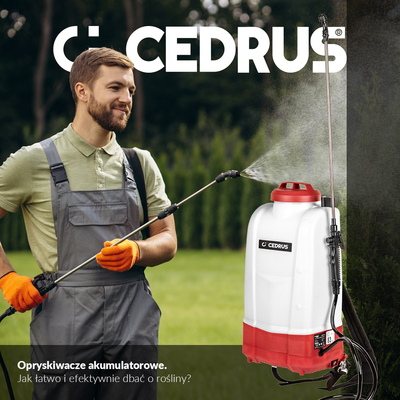 CEDRUS SC15Li ACCU 15L CEDSC15LI 20V POWER+ BATERIE PISTONOVÝ STŘÍKAČ OFICIÁLNÍ DISTRIBUTOR - AUTORIZOVANÝ PRODEJCE CEDRUS