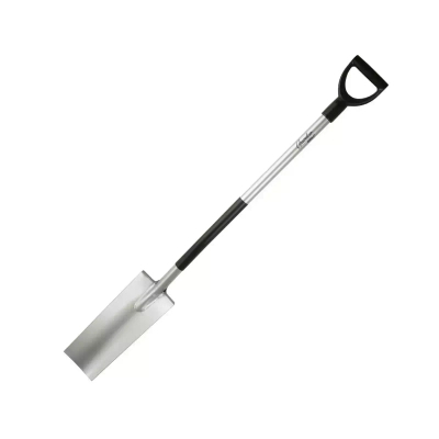 DEDRA Garden 80B008 Łopata szpadel drenarski wąski do drenażu metalowy 127 cm uchwyt D