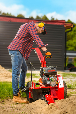 CEDRUS KP01 / DR-TR-15 / GF800 / GBT-150 GARDENING SHOVER SPRINED MINI-ACCELER for laying pipes, conduits, cables, etc. 15 hp / 60cm DR-TR-15 - EWIMAX - OFFICIAL DISTRIBUTOR - AUTHORIZED DEALER CEDRUS