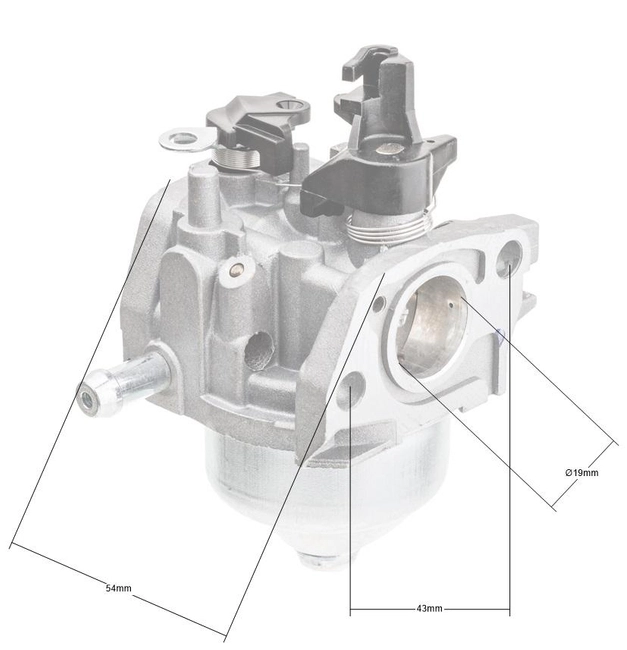 Loncin karburátor LC1P70FA ORIGINÁLNÍ DÍL 170020822-0002