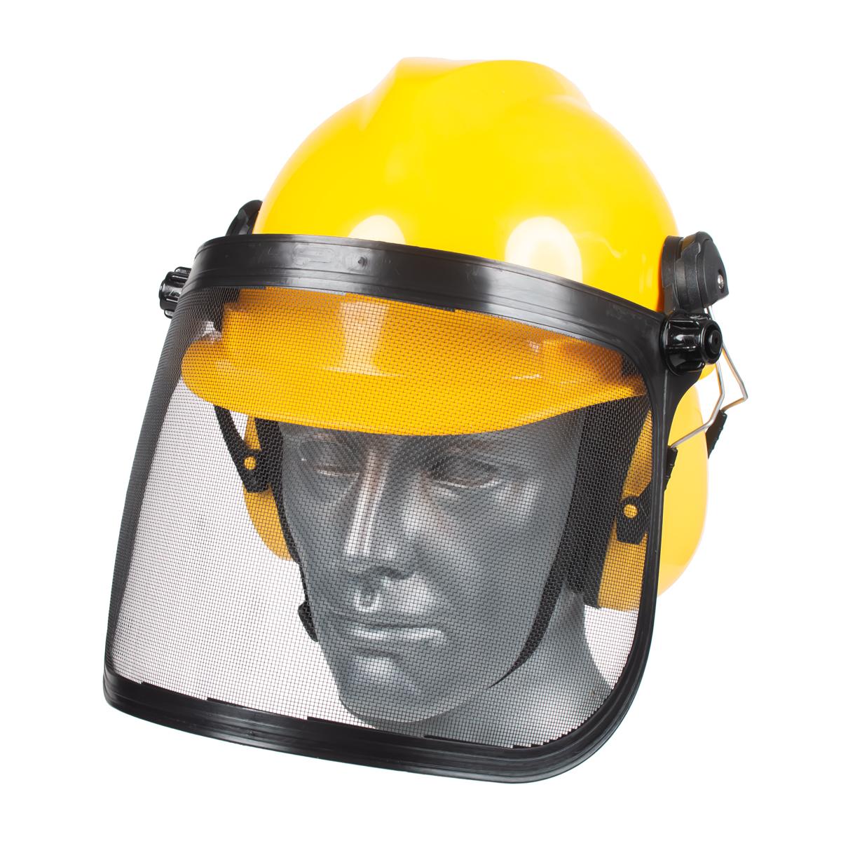 Kask kompletny z siatką 3 części DP85E+VM85S+EP106 widok z przodu