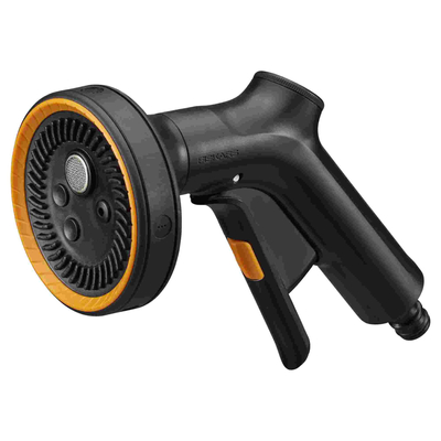Pistolet zraszający Fiskars multi Solid 1070836 do węża ogrodowego, 3 funkcje strumienia