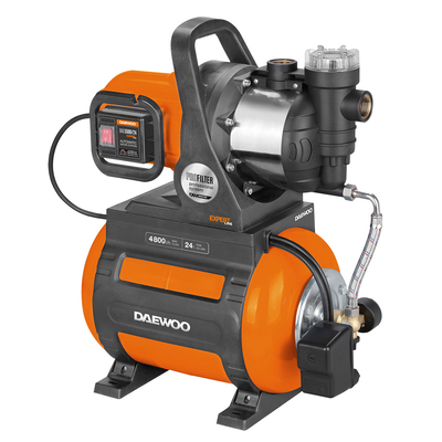 DAEWOO DAS 5500/24 ZESTAW HYDROFOROWY HYDROFOR 24l POMPA DO WODY OGRODOWA 4800l/h - OFICJALNY DYSTRYBUTOR - AUTORYZOWANY DEALER DAEWOO