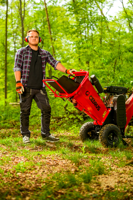 Cedrus RB02 PRO Rozdrabniacz Spalinowy Rębak do Gałęzi 12 cm Loncin 7 KM